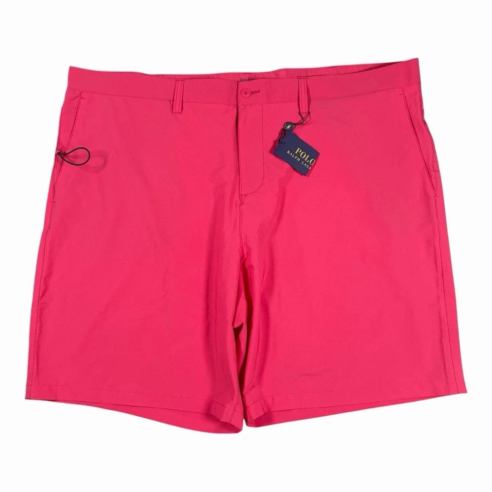Polo RALPH LAUREN Men's NWT Classic Stretch Performance Golf Shorts 44B Pink